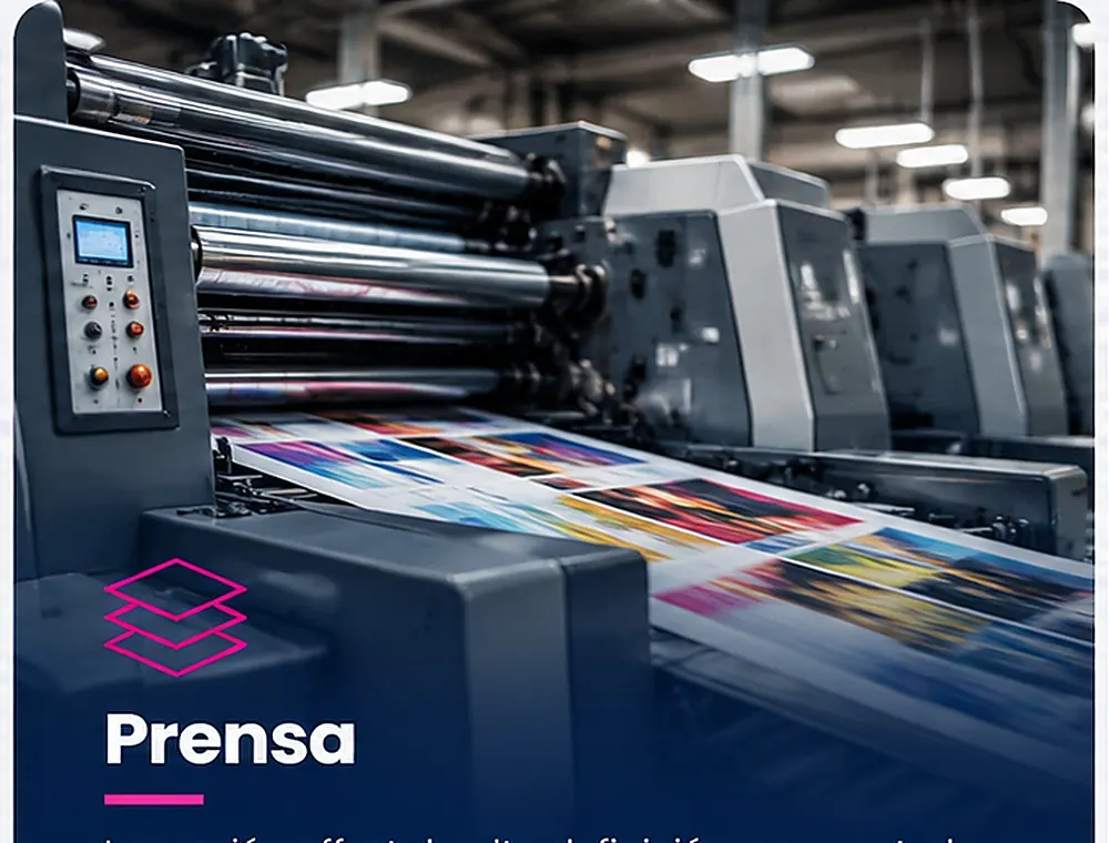 Proceso de impresión en prensa